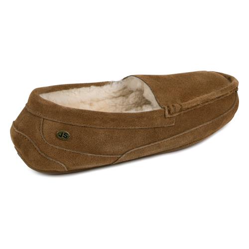 Mens Harry Sheepskin Slipper Chestnut Extra Image 2